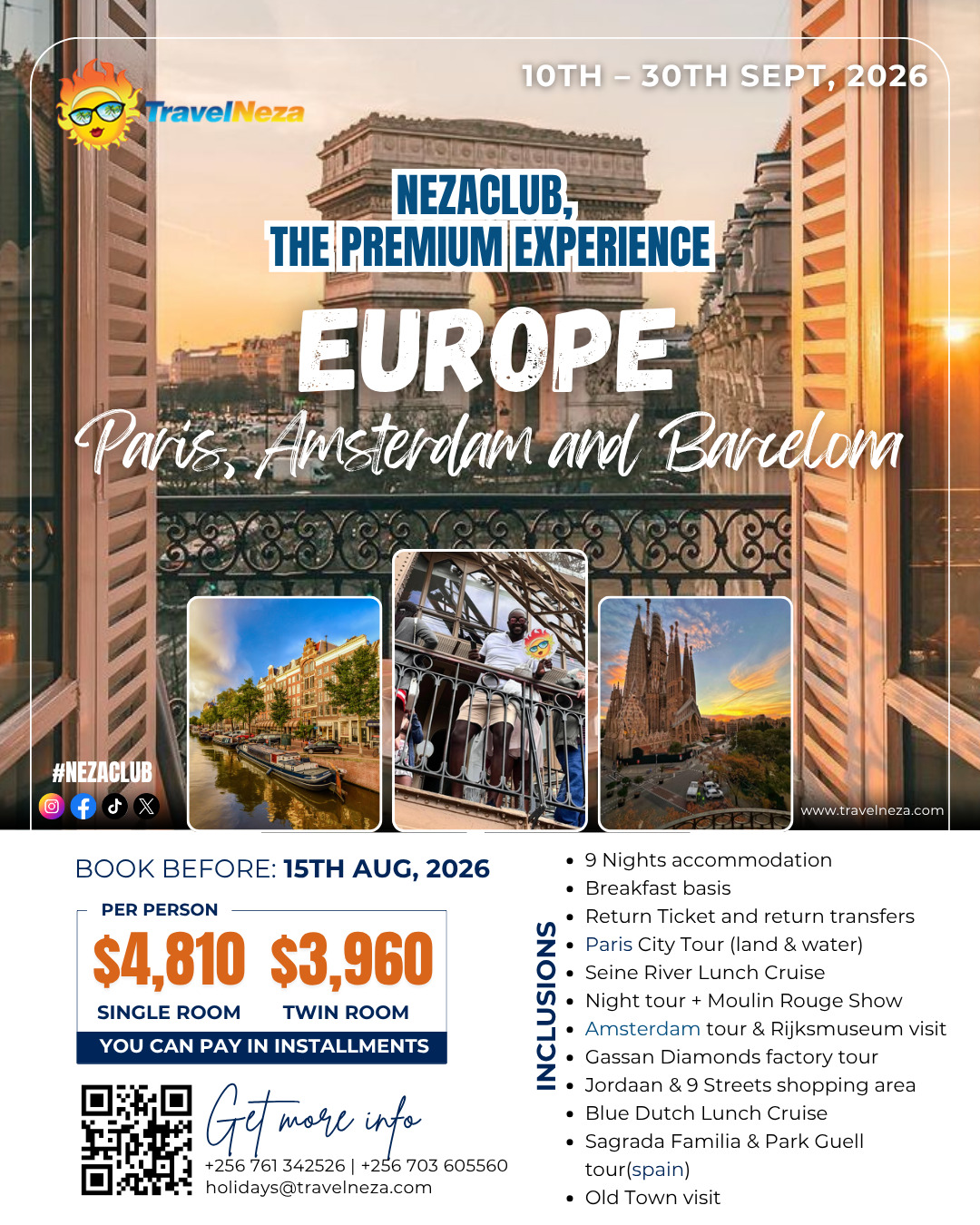 NezaClub Europe trip